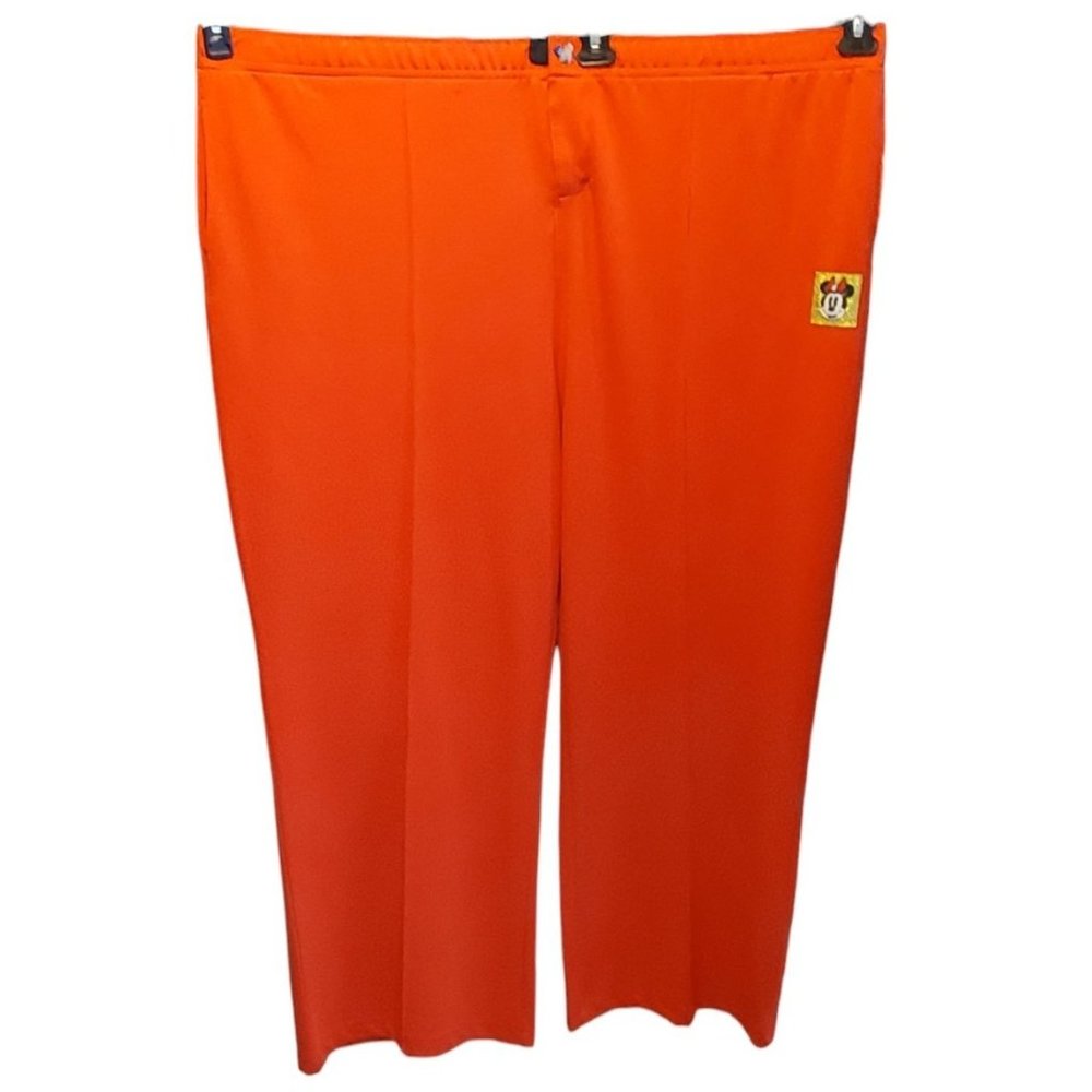 Disney Store Red Orange Minnie Mouse Ponte Pant - 3X